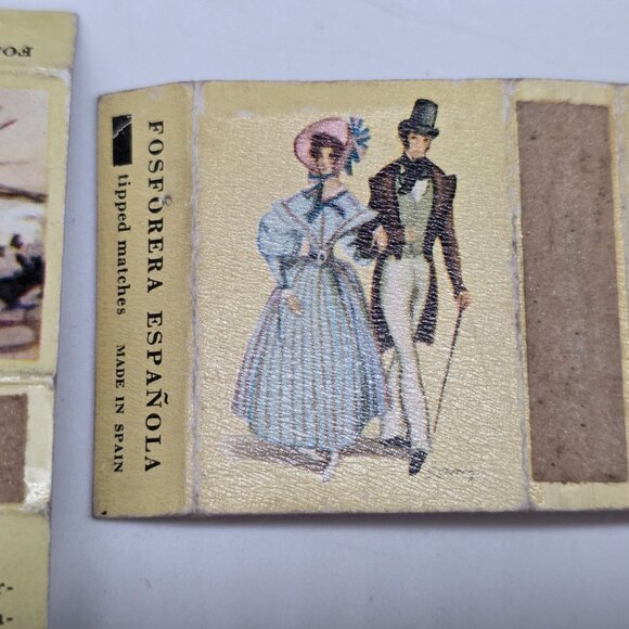 Vintage Spanish Matches Box Collection Featuring #31 The Burges & #28 Adorno - Picture 2 of 6